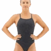 TYR Lapped Black Diamondfit Swimsuit