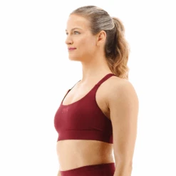 TYR GYM - Womens Windsor Wine Duel Strap Sports Bra -TYR Sales Store FGDSSO3A 934 alt03