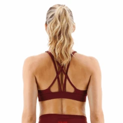 TYR GYM - Womens Windsor Wine Duel Strap Sports Bra -TYR Sales Store FGDSSO3A 934 main02
