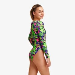 Funkita Girls Sloth Slumber Long Shot One Piece -TYR Sales Store FKS060G SLOTH SLUMBER 10