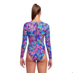 Funkita Ladies Peacock Paradise Long Shot One Piece -TYR Sales Store FKS060L PEACOCK PARADISE 02