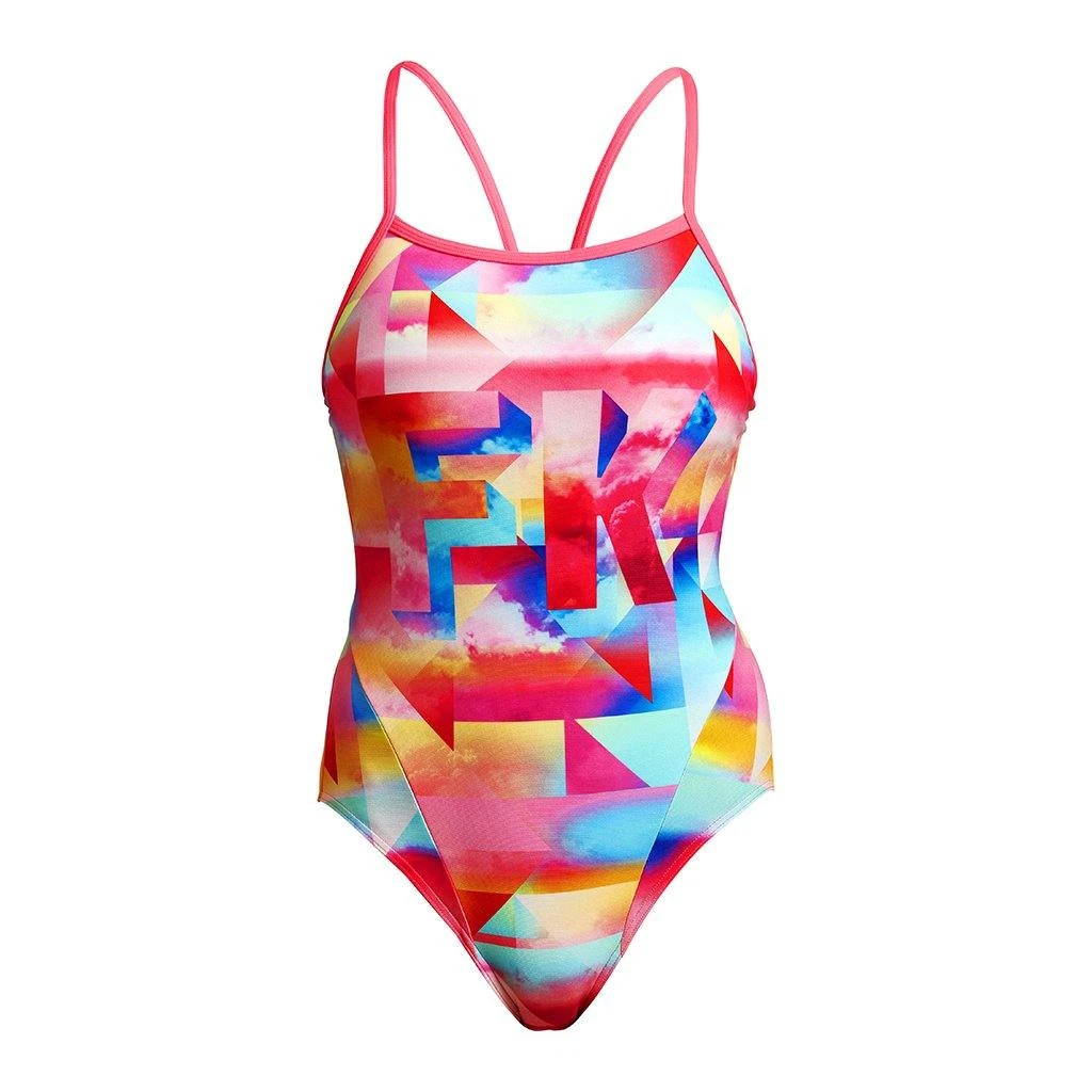 Funkita Ladies Single Strap One Piece Sun Setter 5 Funkita Ladies Single Strap One Piece Sun Setter - Image 3