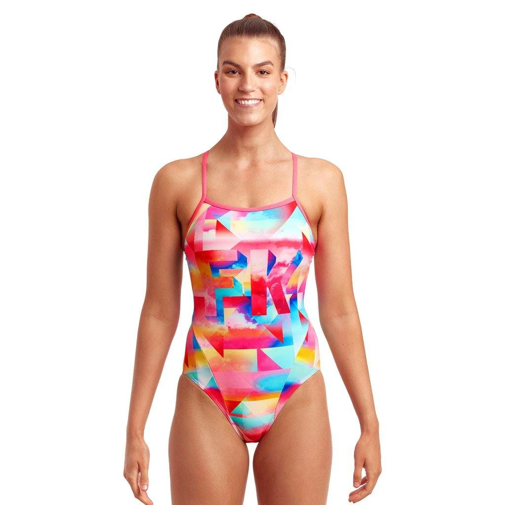 Funkita Ladies Single Strap One Piece Sun Setter 3 Funkita Ladies Single Strap One Piece Sun Setter