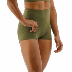 TYR GYM Women’s Olive Night High Rise 2" Short -TYR Sales Store FTMRSS3A 932 alt06