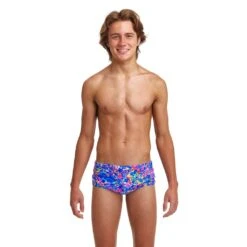 Funky Trunks Boys Sidewinder Trunks Oiled Up
