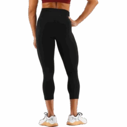 TYR GYM Women’s Black High Rise 3/4 Leggings -TYR Sales Store FTTMRS3A 001 main02