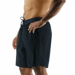 TYR GYM Mens Unbroken Lined 7" Black Short -TYR Sales Store MUSLSO3A 001 alt04