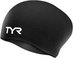 TYR Adult Long Hair Silicone Wrinkle-Free Swim Cap -TYR Sales Store lcsl 001 alt1