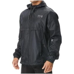 TYR Mens Black Elite Windbreaker