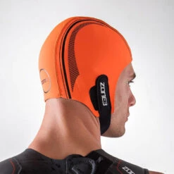 ZONE3 Neoprene Swim Cap -TYR Sales Store orange neoprene cap 3 1000x 2x 956034e0 fb36 41b4 87ef db16d7a4dcf9