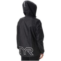 TYR Womens Black Elite Team Windbreaker -TYR Sales Store wfzw2a 001up alt06 10